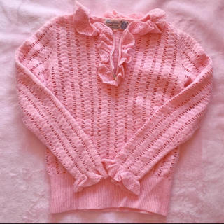 ロキエ(Lochie)のvintage💕pink knit(ニット/セーター)
