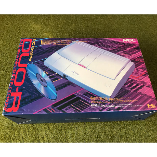 家庭用ゲーム機本体NEC PC Engine DUO-R 箱付き 動作確認済み ソフト付き