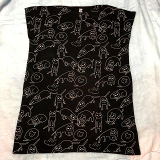 グラニフ(Design Tshirts Store graniph)の新品☆グラニフ☆レディースFサイズ チュニックネコ柄(チュニック)