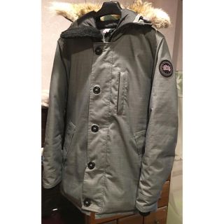 カナダグース(CANADA GOOSE)の中古 CANADA GOOSE CRESTON M エディフィスブラックワッペン(ダウンジャケット)