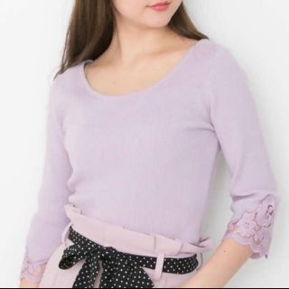 JILL by JILLSTUART【今春新品】人気完売！ラメリボンニット