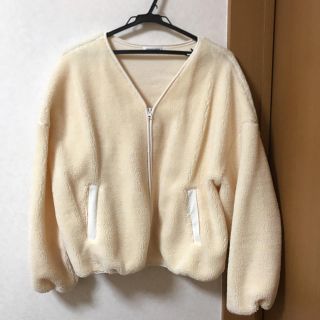 ナチュラルクチュール(natural couture)のボアブルゾン(ブルゾン)