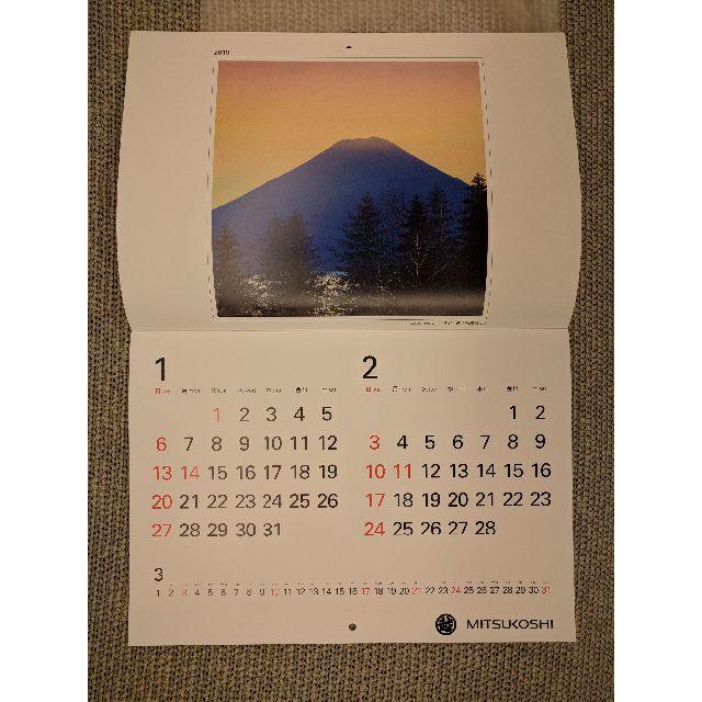 三越(ミツコシ)の三越 カレンダー 2019 MITSUKOSHI インテリア/住まい/日用品の文房具(カレンダー/スケジュール)の商品写真
