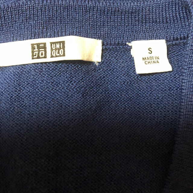 UNIQLO(ユニクロ)のUNIQLO カーディガン 青 S レディースのトップス(カーディガン)の商品写真