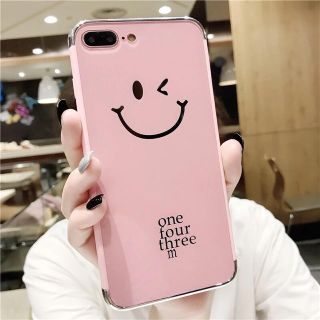 アイフォーン(iPhone)のニコちゃん iPhoneケース  iPhone8plusピンク(iPhoneケース)