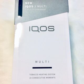 アイコス(IQOS)のiQOS3マルチ  黒  正規購入品(タバコグッズ)