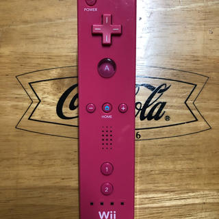 ウィー(Wii)のWii  リモコン ピンク 純正品(家庭用ゲーム機本体)