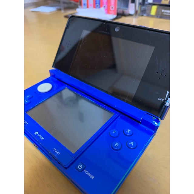 ニンテンドー3DS(ニンテンドー3DS)の中古品 任天堂 Nintendo 3DS 初期 ブルー エンタメ/ホビーのゲームソフト/ゲーム機本体(携帯用ゲーム機本体)の商品写真