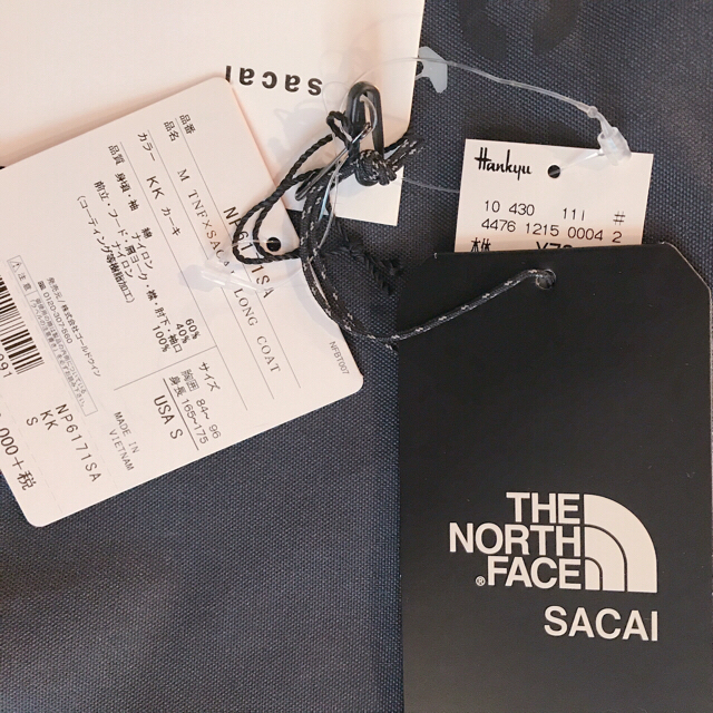 sacai(サカイ)のkuma様専用)sacai×northfaceモッズコート メンズのジャケット/アウター(モッズコート)の商品写真