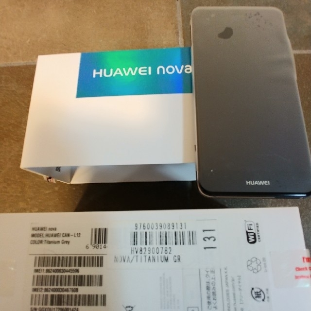 ANDROID(アンドロイド)のHUAWEI nova スマホ/家電/カメラのスマートフォン/携帯電話(スマートフォン本体)の商品写真