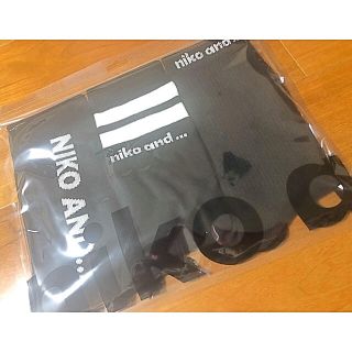 ニコアンド(niko and...)の【新品】ニコアンド 3足ソックス ブラック(ソックス)