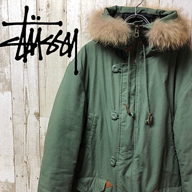 古着 STUSSY ステューシー モッズコート N3B XL JUMBO クリアランス