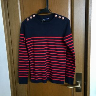 プチバトー(PETIT BATEAU)の新品タグ付き ボーダーニット(ニット/セーター)