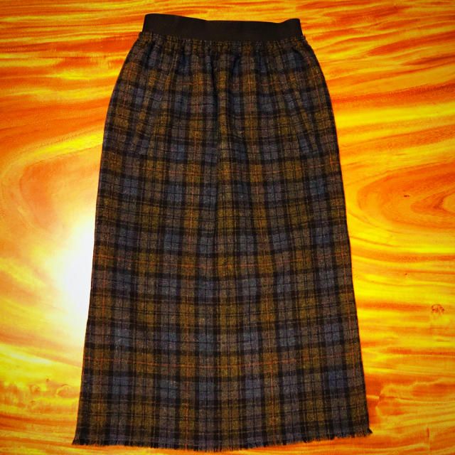 LUCA(ルカ)のLUCA チェック柄ロングスカート レディースのスカート(ロングスカート)の商品写真