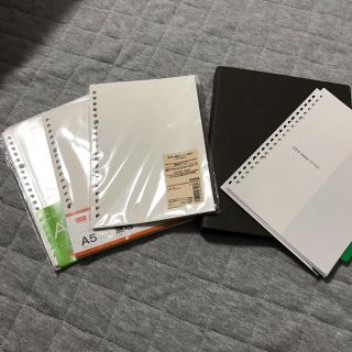 ムジルシリョウヒン(MUJI (無印良品))の無印良品 バインダー&リフィル(ノート/メモ帳/ふせん)