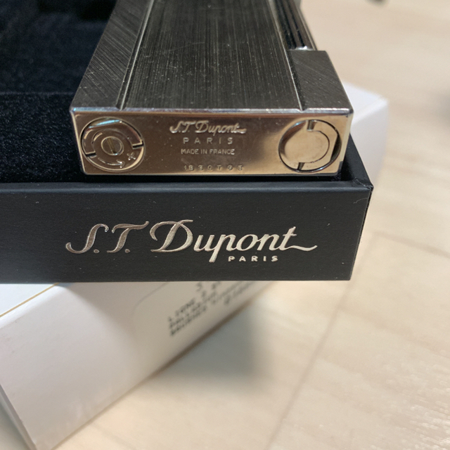 S.T. Dupont(エステーデュポン)の希少レア・美品S.T.Dupontライン2 パラディウム  [正規品] メンズのファッション小物(タバコグッズ)の商品写真