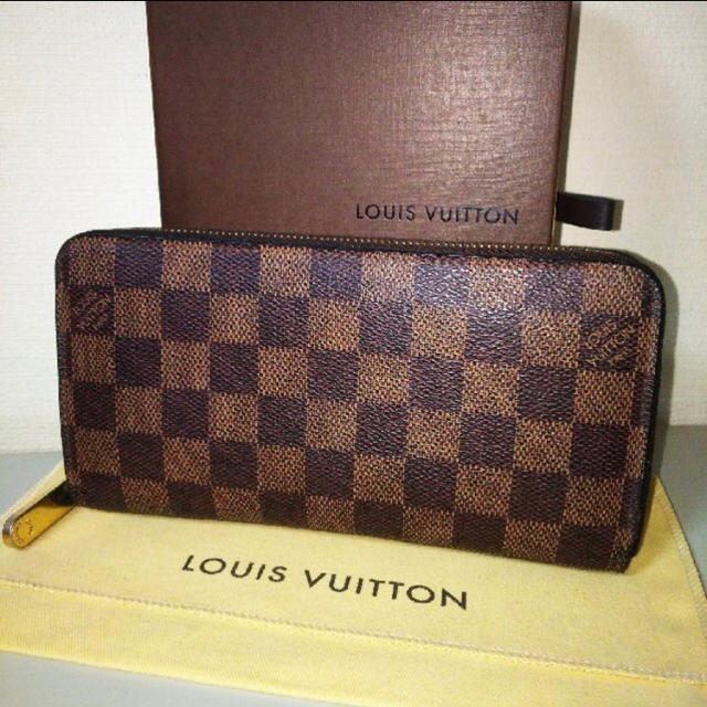 【正規品】LOUIS  VUITTON ダミエ ジッピーウォレット エベヌ