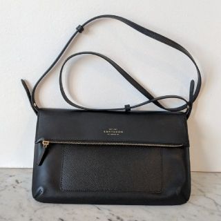 スマイソン(Smythson)の【新品】Smythson パナマ 2WAY クロスボディ クラッチ ブラック 黒(ショルダーバッグ)