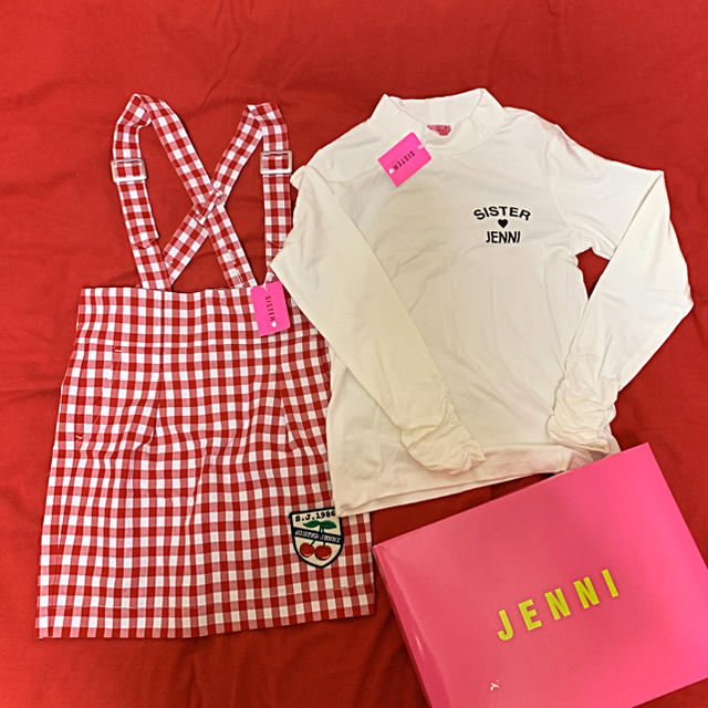 JENNI(ジェニィ)のまなママ様専用 新品2点セット130.140cm キッズ/ベビー/マタニティのキッズ服女の子用(90cm~)(Tシャツ/カットソー)の商品写真