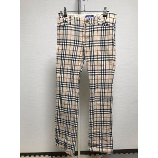 バーバリー(BURBERRY)のBurberry バーバリー チェックパンツ ノバチェック レディース (カジュアルパンツ)