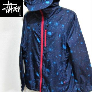 ステューシー(STUSSY)のステューシー◆ナイロンジャケット◆総柄(マウンテンパーカー)