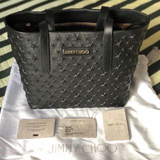 ジミーチュウ(JIMMY CHOO)の【オレンジペコー様専用】Jimmy Choo スタッズ レザー トートバッグ (トートバッグ)