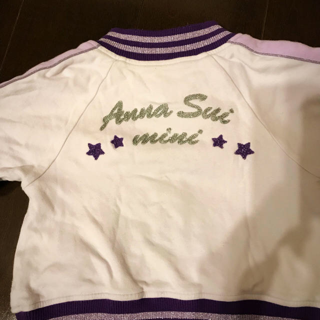 ANNA SUI mini(アナスイミニ)のアナスイミニ  綿 スタジャン キッズ/ベビー/マタニティのキッズ服女の子用(90cm~)(ジャケット/上着)の商品写真