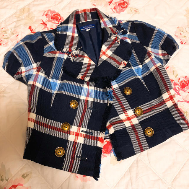 BURBERRY BLUE LABEL(バーバリーブルーレーベル)のBURBERRY チェック柄ジャケット レディースのジャケット/アウター(その他)の商品写真