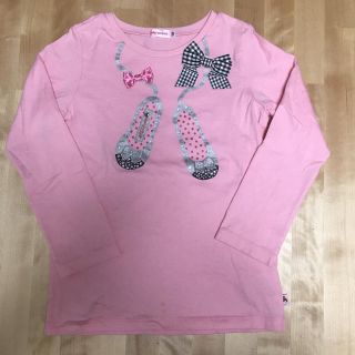 ミキハウス(mikihouse)のミキハウス リーナちゃんスワロフスキーシューズT 120(Tシャツ/カットソー)