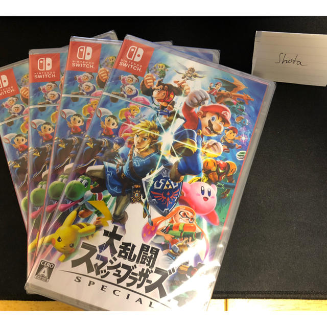 大乱闘スマッシュブラザーズ SPECIAL - Switch用 4本 大乱闘スマッシュブラザーズ SPECIAL - Switch用 4本