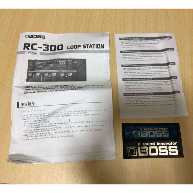 BOSS(ボス)のBOSS RC-300 LOOP STATION/ループステーション 楽器のレコーディング/PA機器(エフェクター)の商品写真