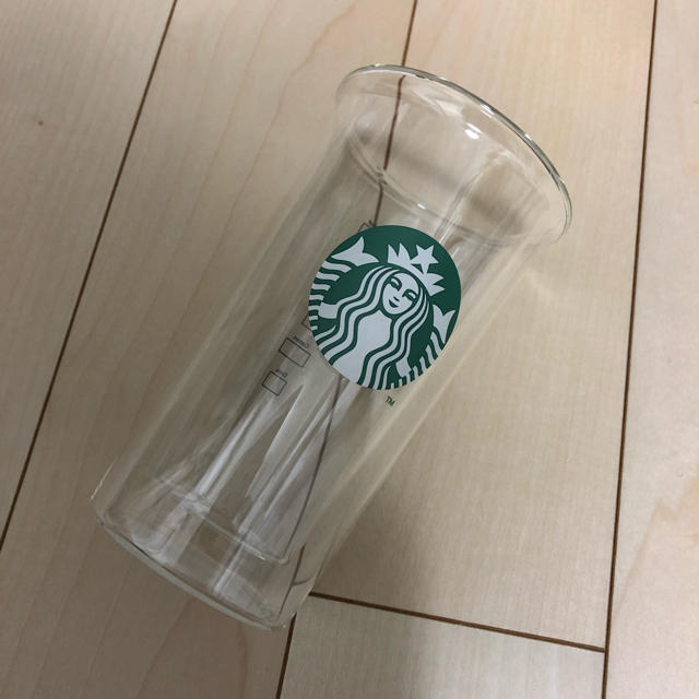 Starbucks Coffee(スターバックスコーヒー)のスタバ 福袋 2019 ロゴダブルウォールグラス  380ml インテリア/住まい/日用品のキッチン/食器(グラス/カップ)の商品写真