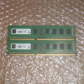 トランセンド(Transcend)のTranscend DDR3-1600 4GB 2GBx2(PCパーツ)