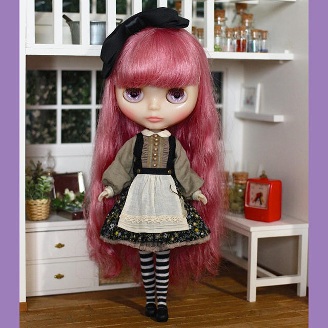 (35st)ブライス Blythe Outfit チェコフラワーワンピースセット