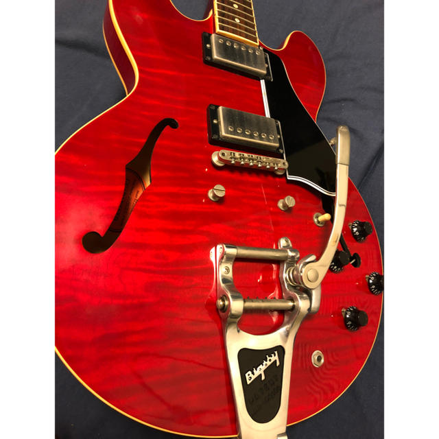 Gibson   値下げ GIBSON ES bigsby ギブソン セミアコの通販 by