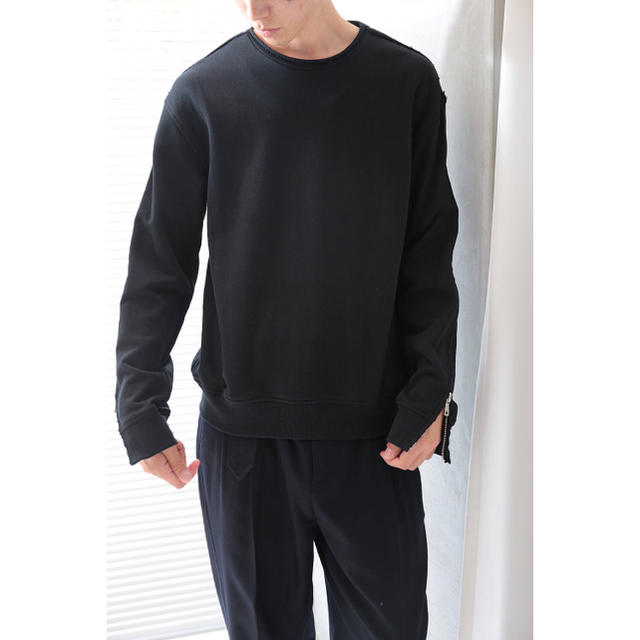 3.1 Phillip Lim(スリーワンフィリップリム)のLS ROLL EDGE CREWNECK SWEATSHIRT  メンズのトップス(スウェット)の商品写真