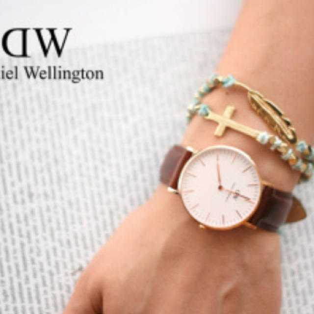 Daniel Wellington(ダニエルウェリントン)の【初売り☆早い者勝ち！】Daniel Wellington 腕時計 レディースのファッション小物(腕時計)の商品写真