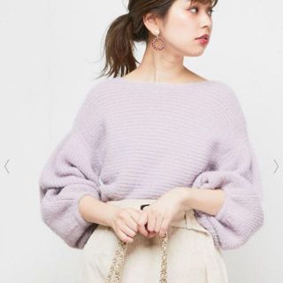 ナチュラルクチュール(natural couture)のナチュラルクチュール ラメフェザーニット 💕(ニット/セーター)