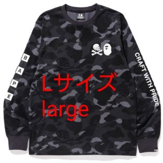 アベイシングエイプ(A BATHING APE)のLサイズ BAPE NBHD CAMO L/S TEE (Tシャツ/カットソー(七分/長袖))