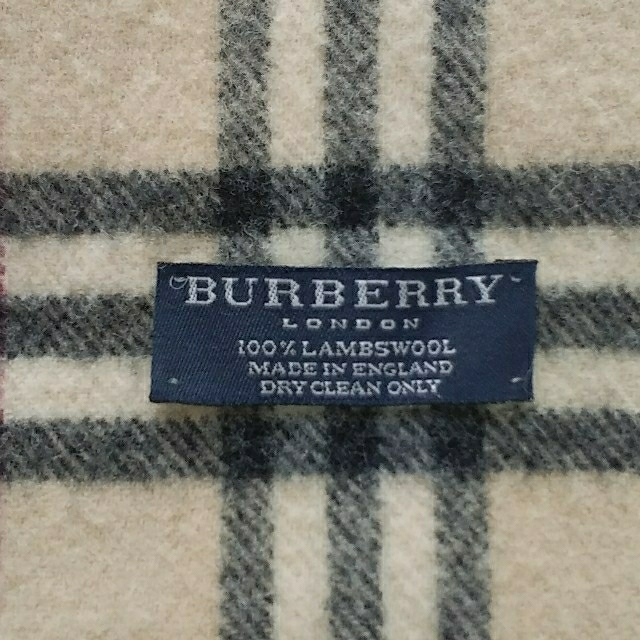 BURBERRY(バーバリー)のバーバリーマフラー　丈長め　ホースマーク刺繍 レディースのファッション小物(マフラー/ショール)の商品写真