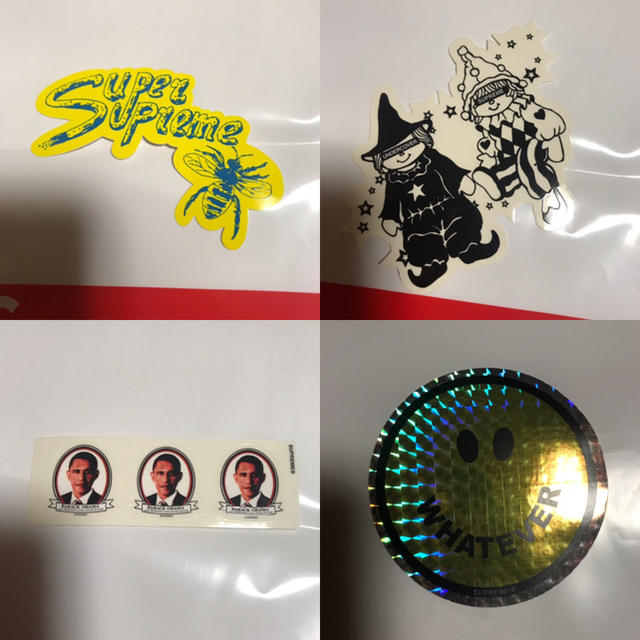 Supreme(シュプリーム)のsupreme sticker set ハンドメイドの文具/ステーショナリー(しおり/ステッカー)の商品写真