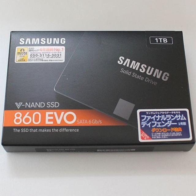 SSD 1TB 860 EVO Samsung MZ-76E1T0B 直売卸値 スマホ/家電/カメラ