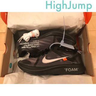 オフホワイト(OFF-WHITE)のThe10 OFF-WHITE NIKE Zoom Fly Black (スニーカー)