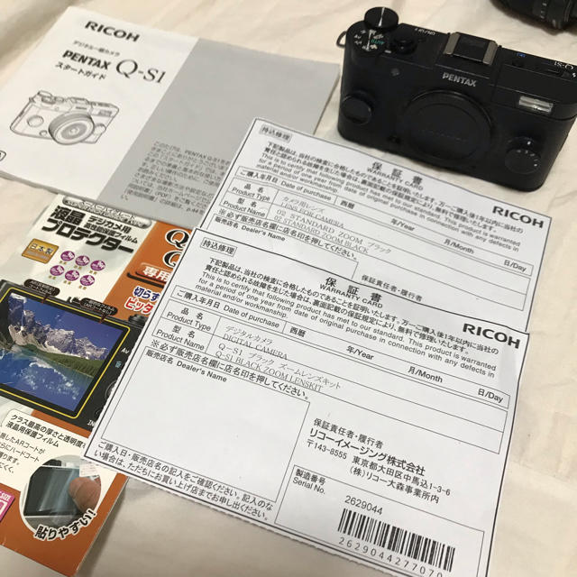 【保証付】PENTAX ミラーレス一眼 Q-S1 ズームレンズキット 1