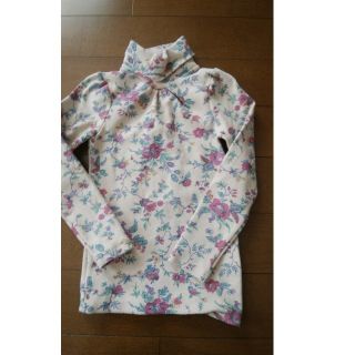 ギャップキッズ(GAP Kids)の女の子*110*韓国服花柄タートル&GAP2wayベスト(Tシャツ/カットソー)