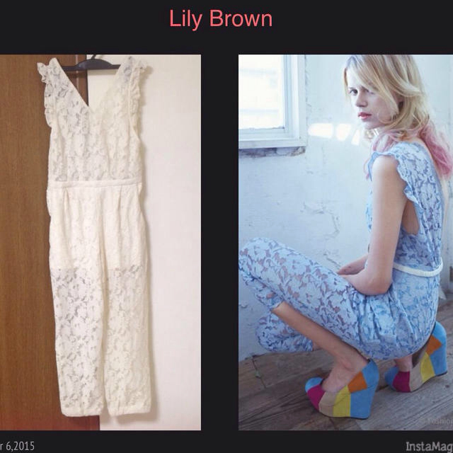 Lily Brown(リリーブラウン)のLily Brown オールインワン♡ レディースのパンツ(オールインワン)の商品写真