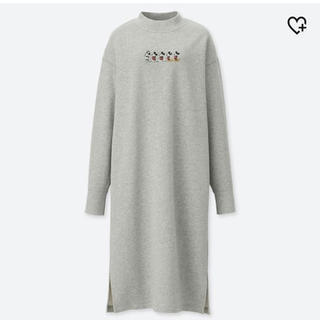 ユニクロ(UNIQLO)のユニクロ ミッキー ワンピース 新品(ロングワンピース/マキシワンピース)