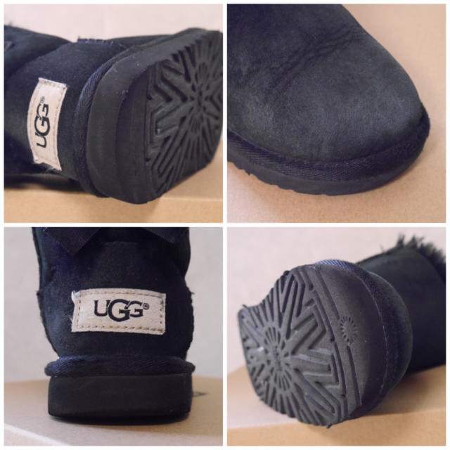 UGG☆ミニベイリーボウ ブラック 16cm