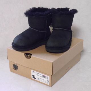 アグ(UGG)のUGG☆ミニベイリーボウ ブラック 16cm(ブーツ)