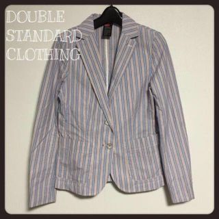 ダブルスタンダードクロージング(DOUBLE STANDARD CLOTHING)のダブスタ＊ストライプジャケット(テーラードジャケット)